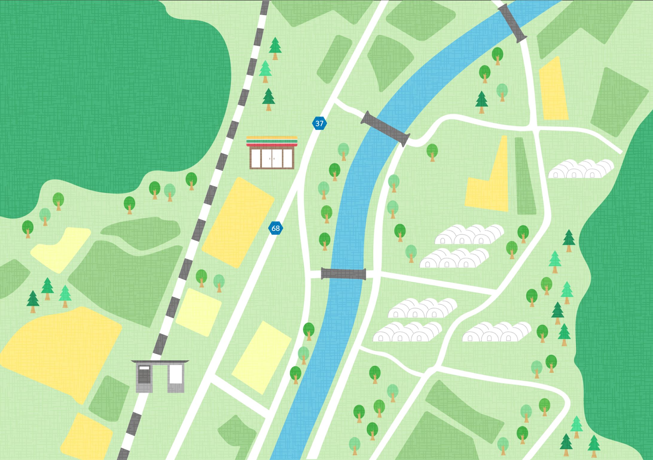 マップ　イラスト-1