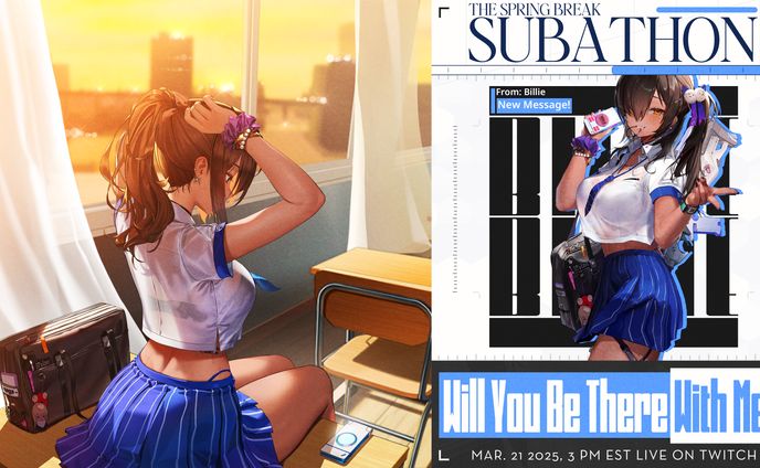 Billie's Subathon Promo Ad