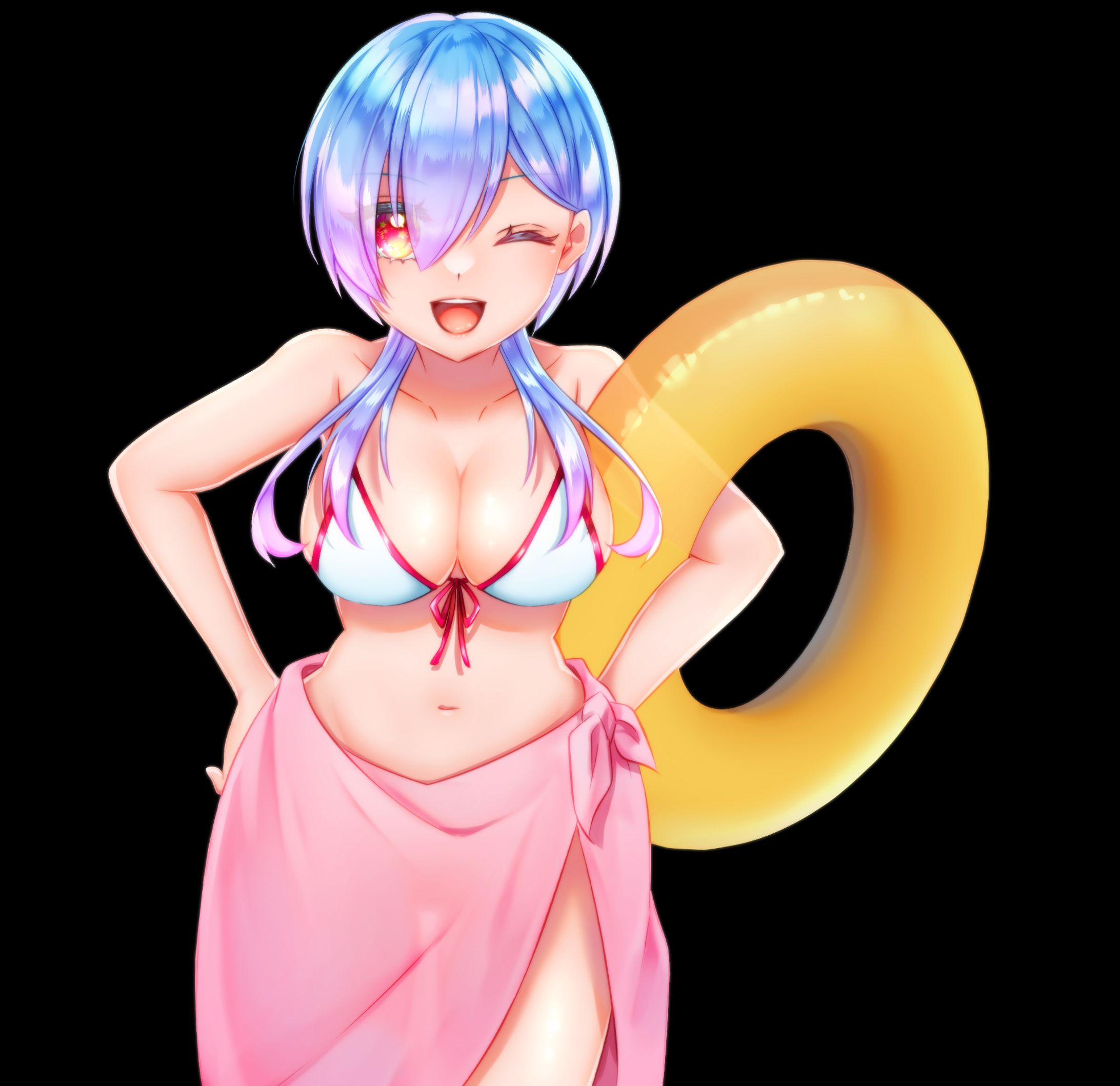 水着イラスト透過-1