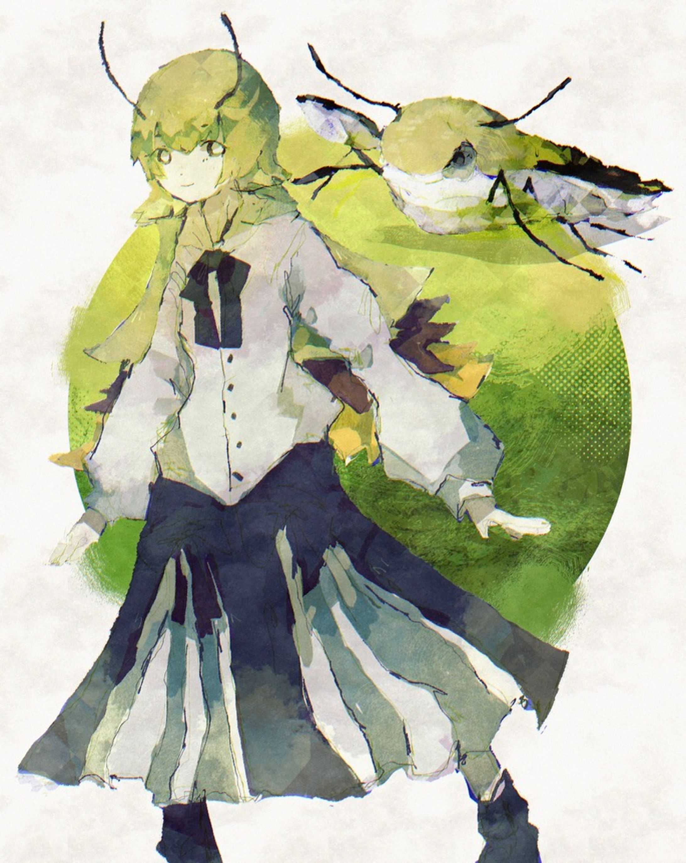 オオスカシバ　擬人化-1