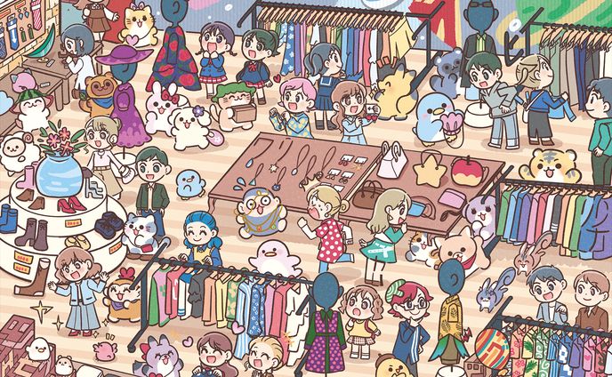 【ご依頼】コスミック出版様「でっかい！まちがいさがし2026年5月号」文字探しイラスト