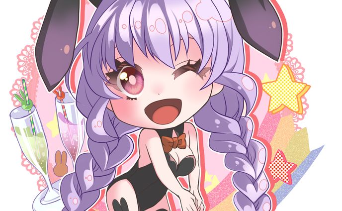   【イラスト】うさみみバニー