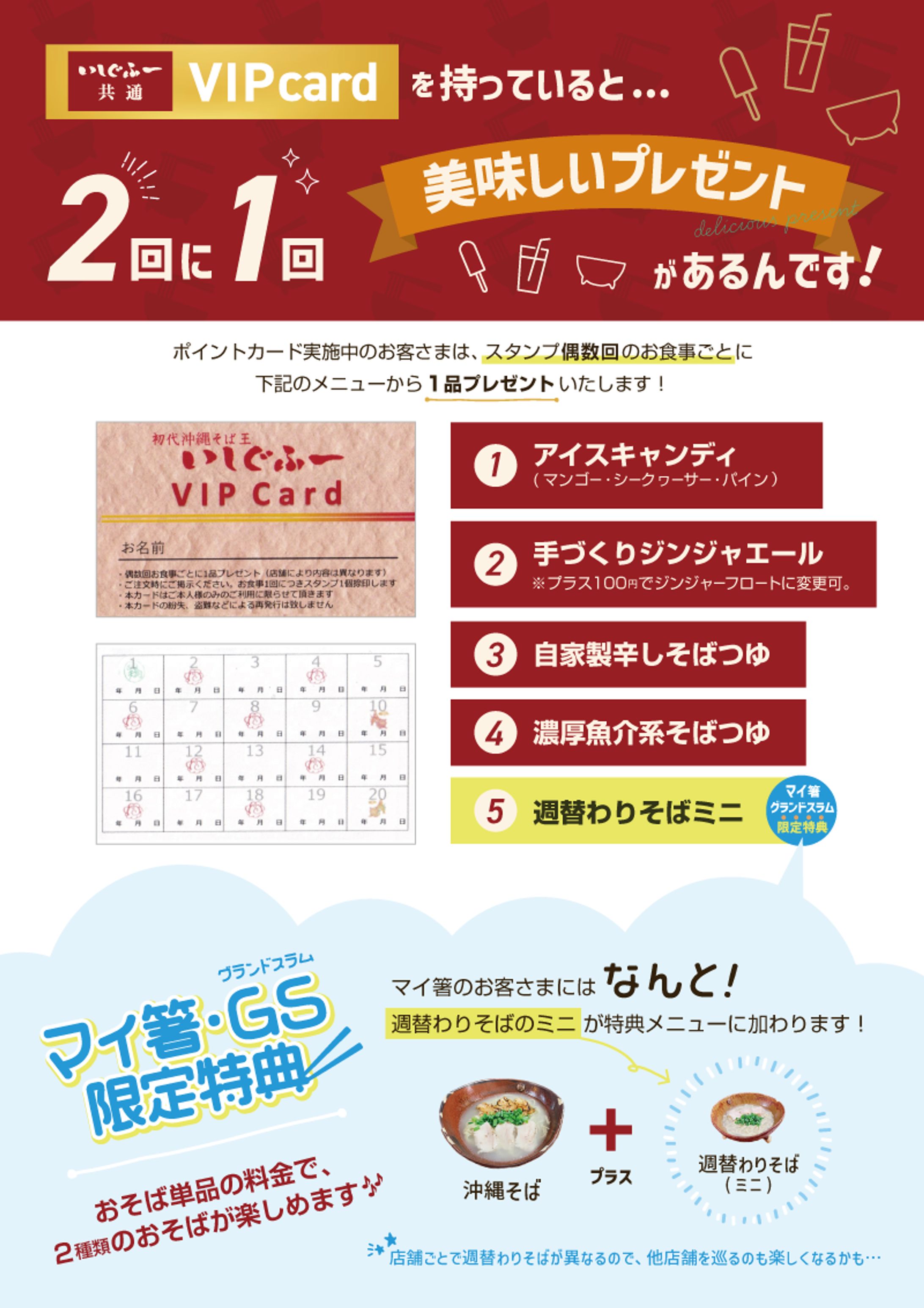 いしぐふー港川店様 ポイントカード-1