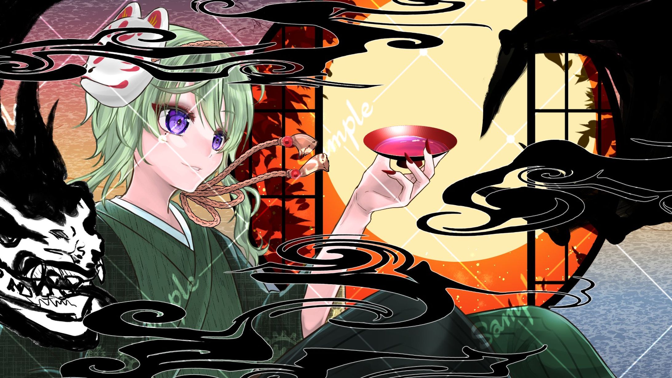 Vtuber如月ふみ様　歌ってみた「鬼ノ宴」-1