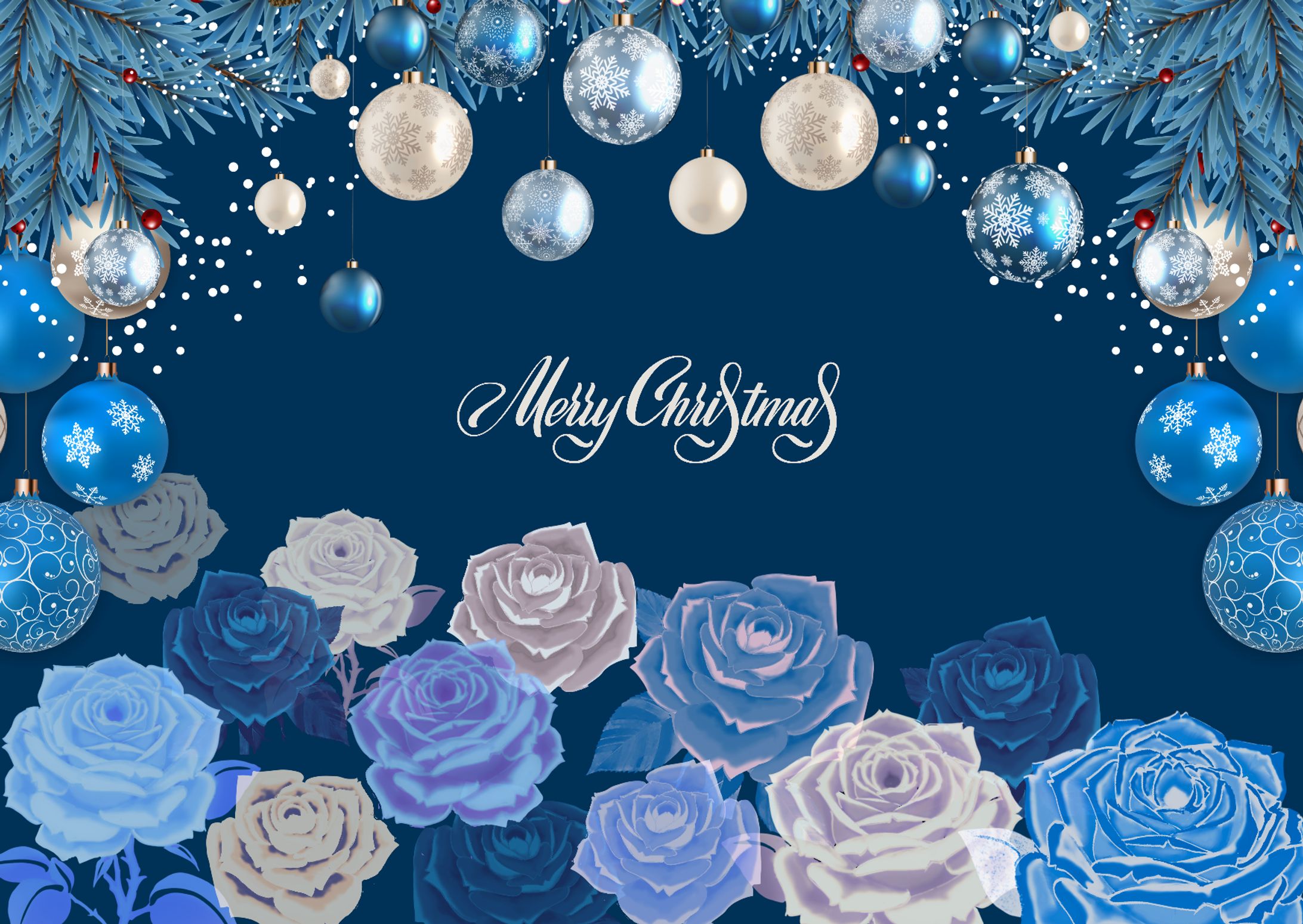 薔薇とクリスマスシリーズ-1