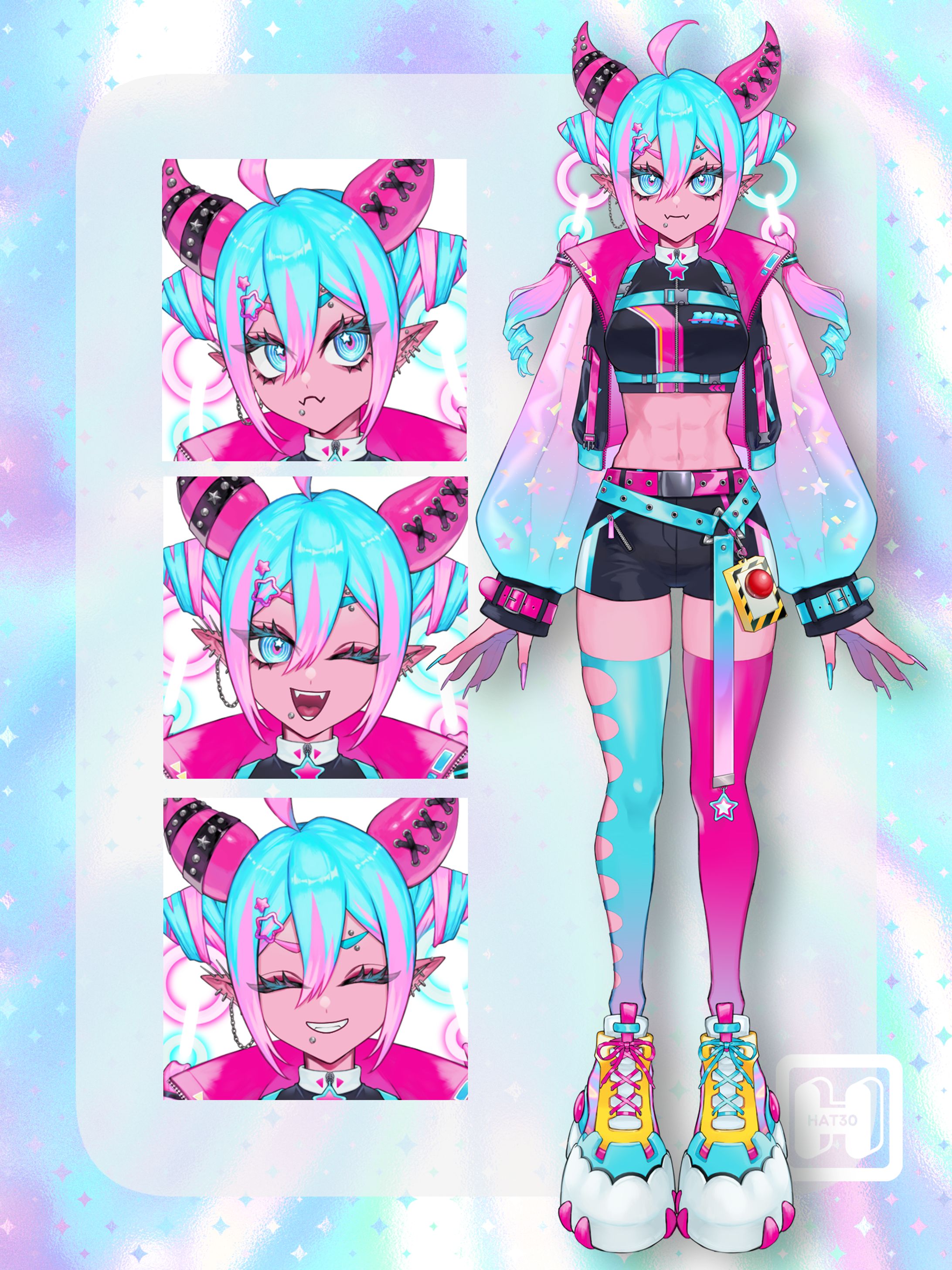 禍星るもあ様　新ビジュアル&Live2Dモデリング-1