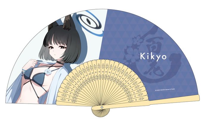 株式会社Yostar ブルーアーカイブ「扇子（キキョウ（水着））」他2種 商品企画・デザイン