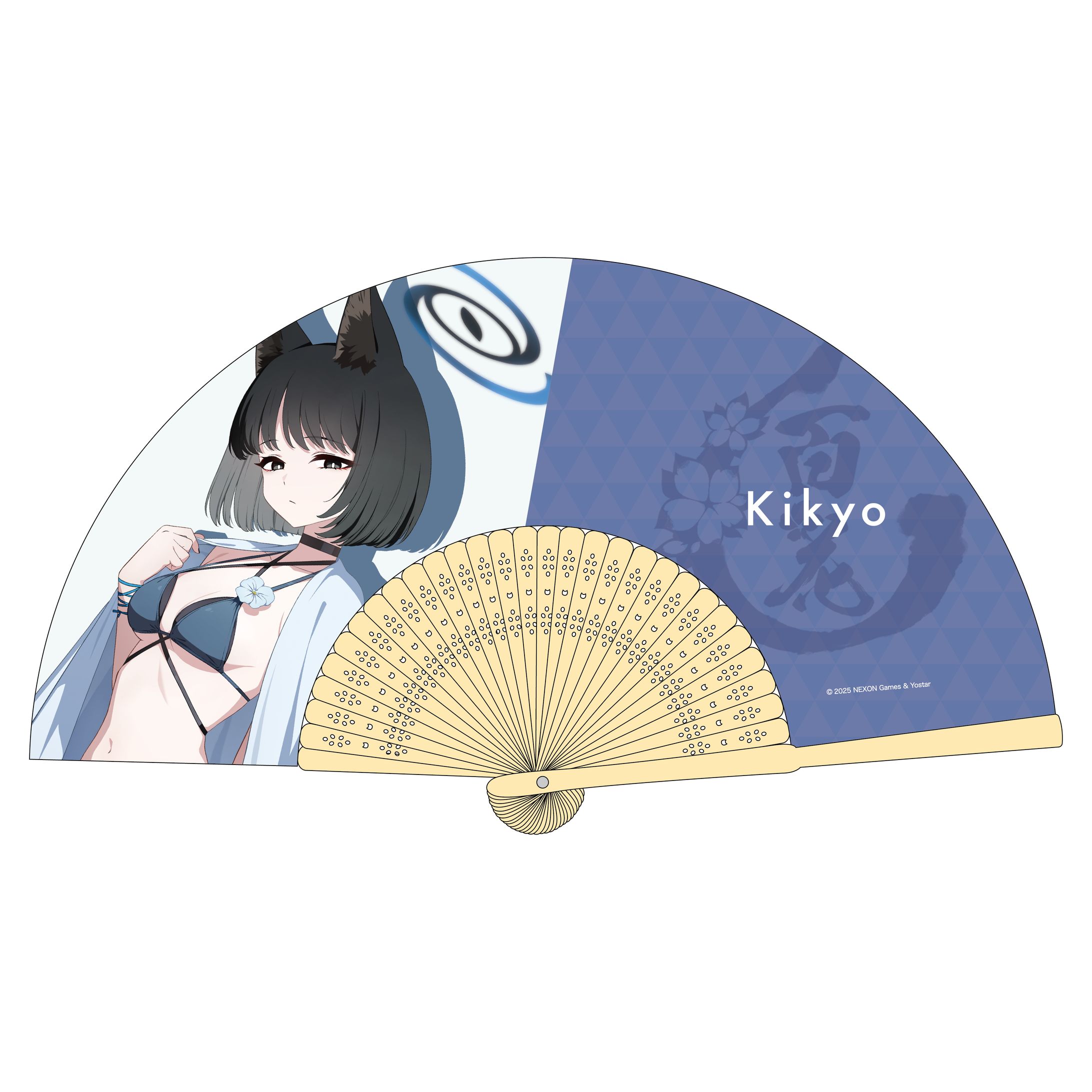 株式会社Yostar ブルーアーカイブ「扇子（キキョウ（水着））」他2種 商品企画・デザイン-1