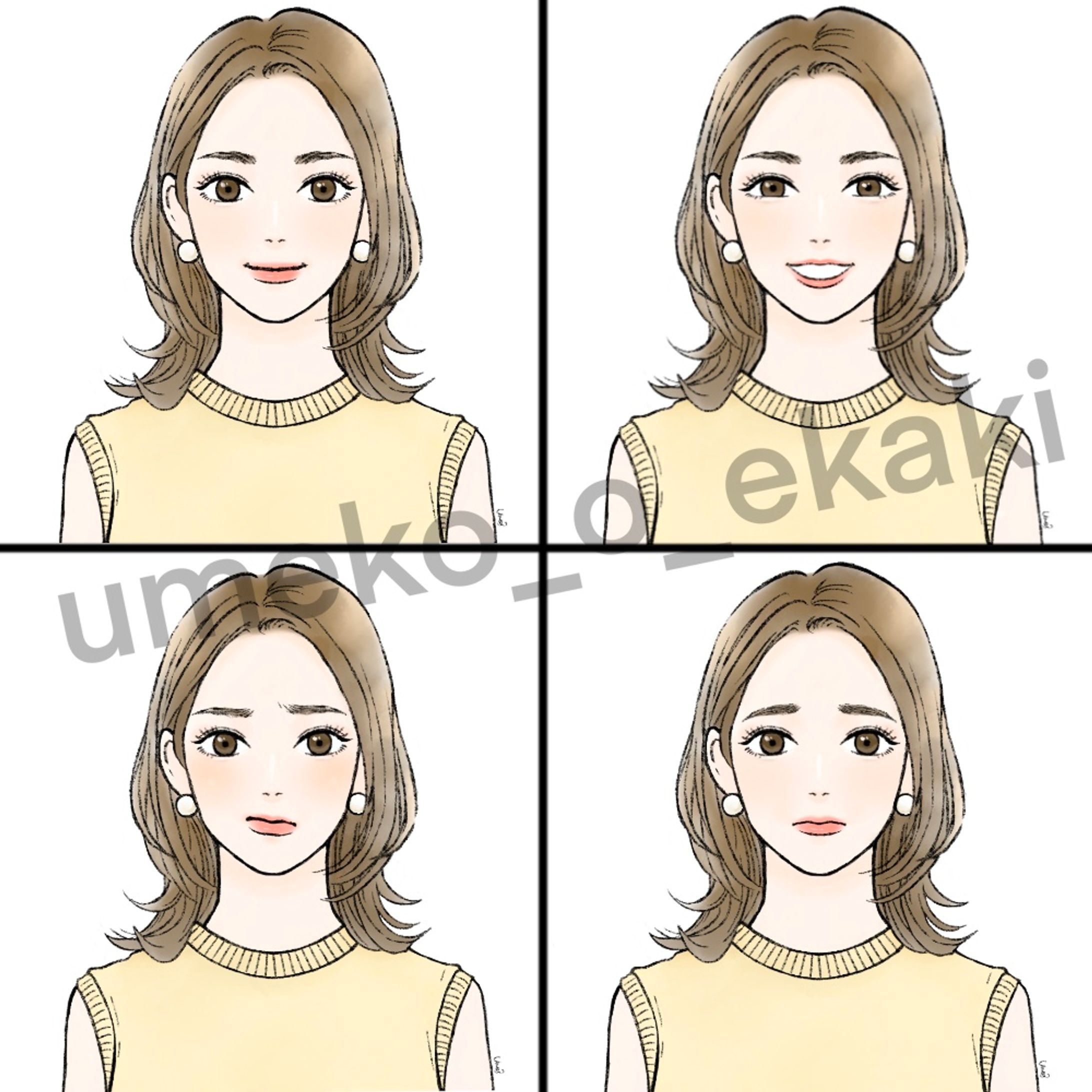 【ご依頼】個人様　表情差分アイコン-1