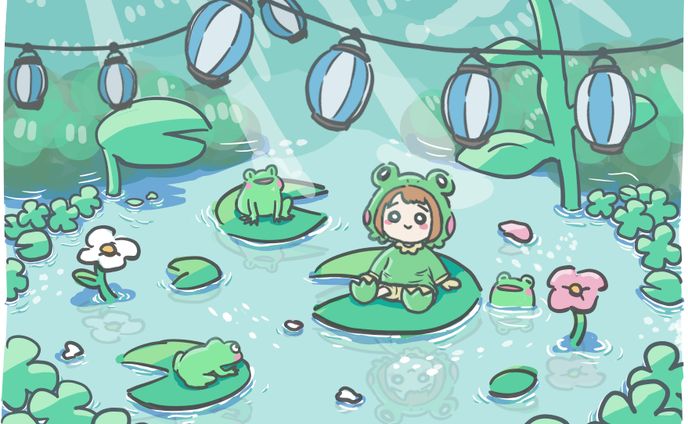 田んぼのお祭り🐸