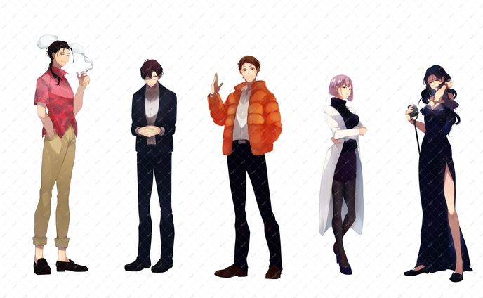 TRPGキャラクター立ち絵【依頼】