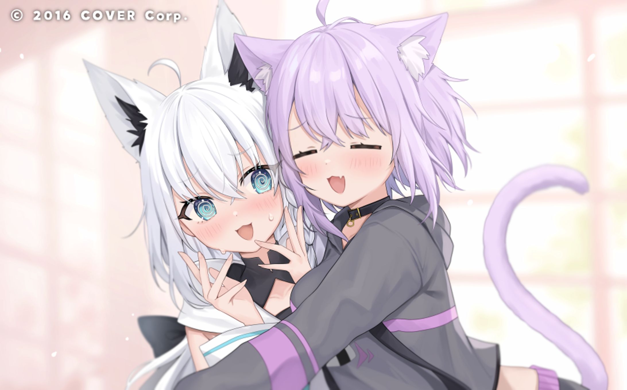 カバー株式会社 ホロライブ所属 猫又おかゆ様 猫又おかゆ生誕祭2025 ライブ背景イラスト-1