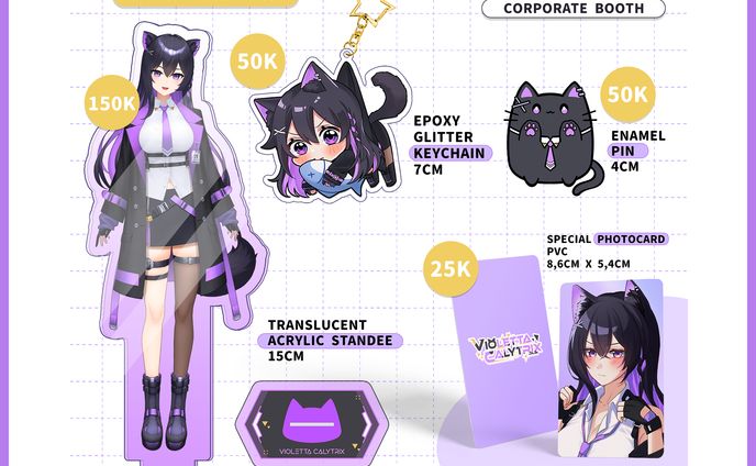 Violetta Calytrix Merch Catalog