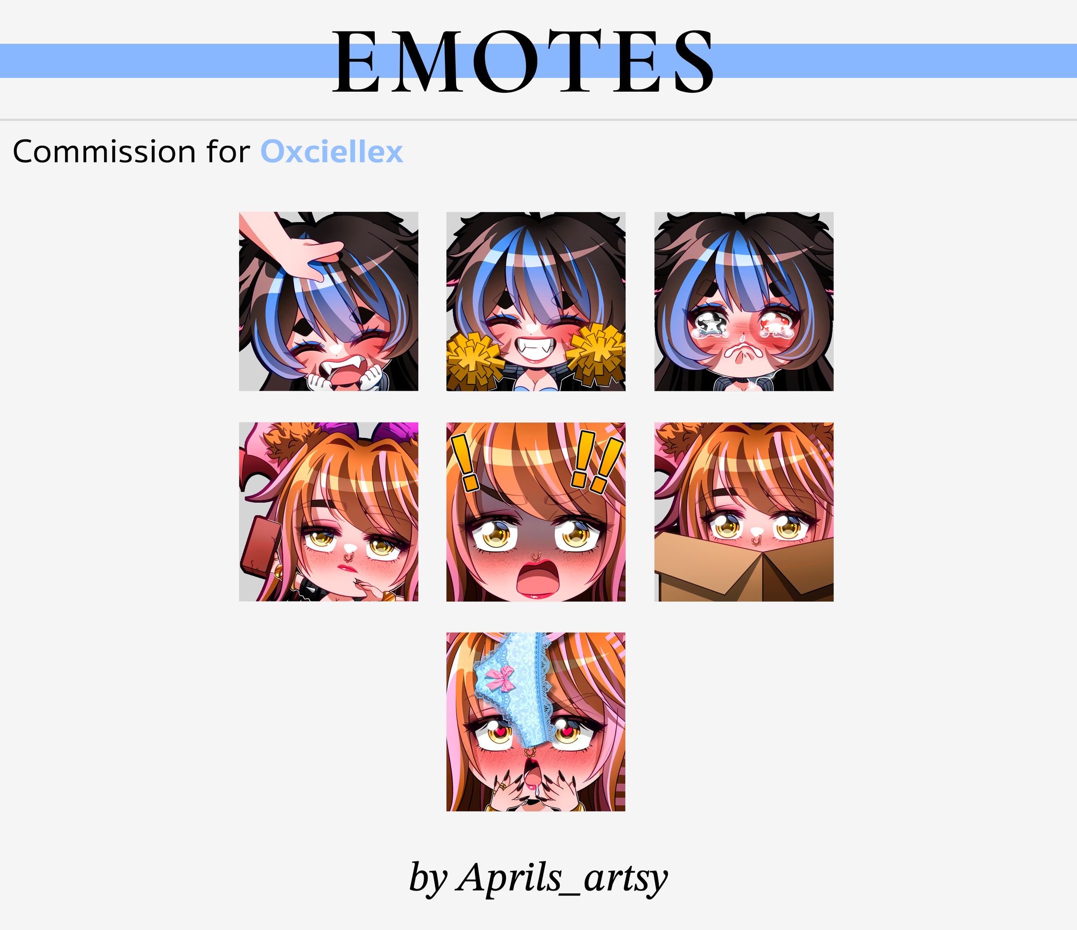 Commission for Oxciellex's emotes-1