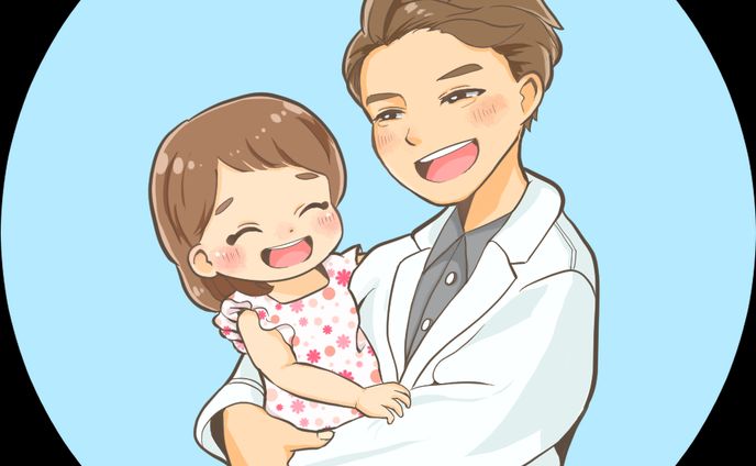 笑顔で戯れる親子