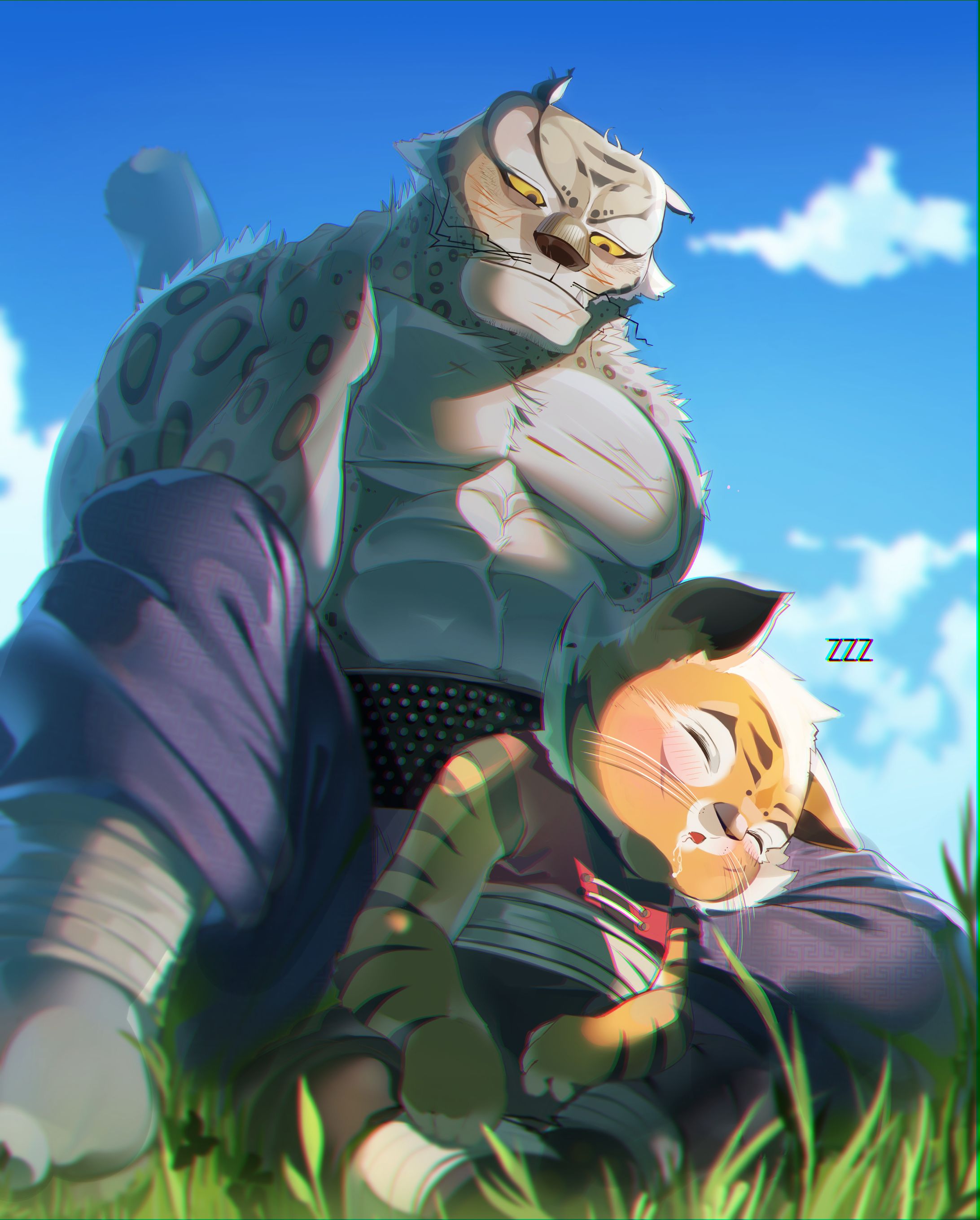 KFP二次創作　ブラシ塗　他タイラン＆タイガーまとめ-1