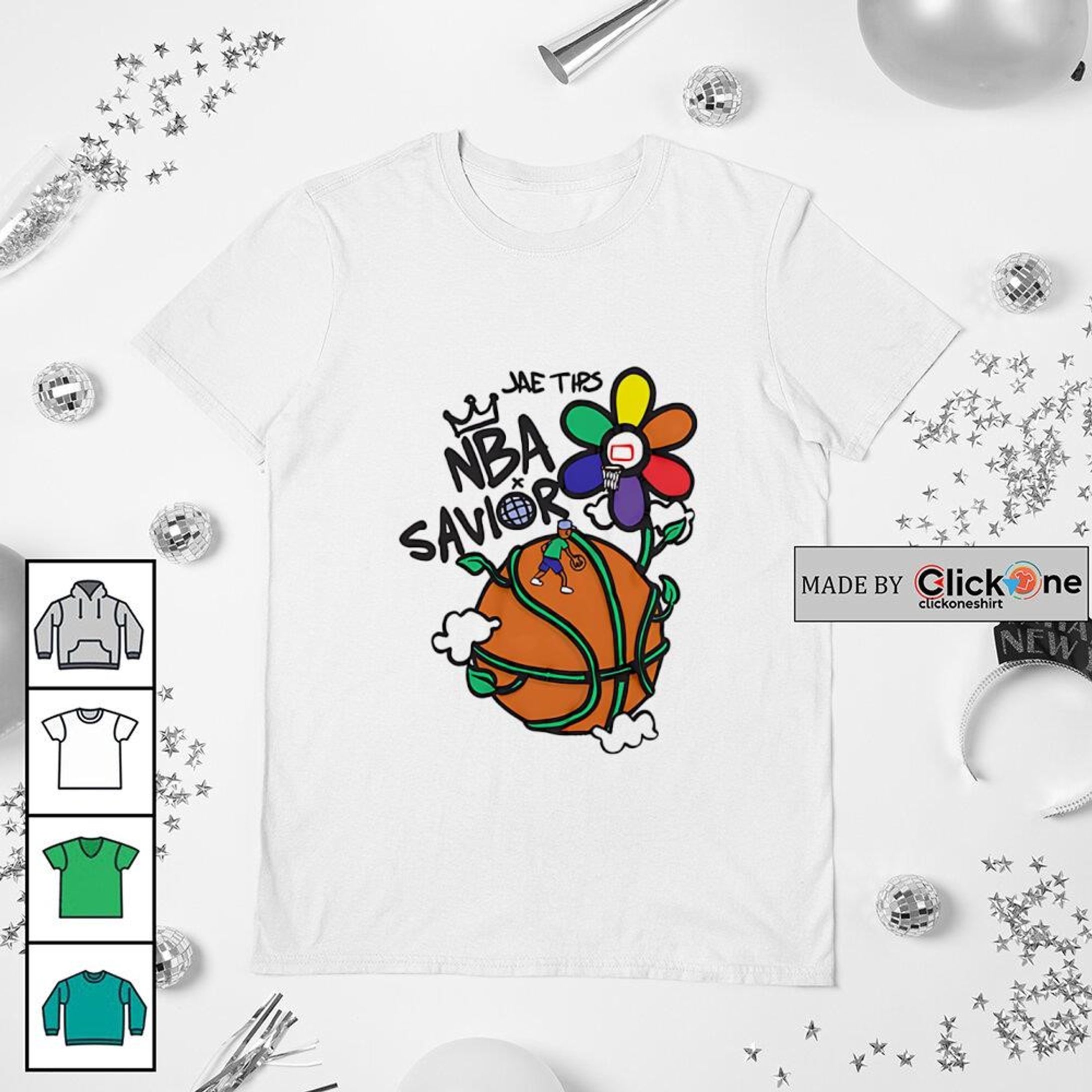Basketball Savior – Streetwear Culture Tribute Tee-1