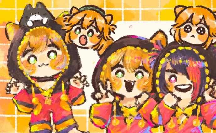 もみちよ様ゲーム配信用イラスト