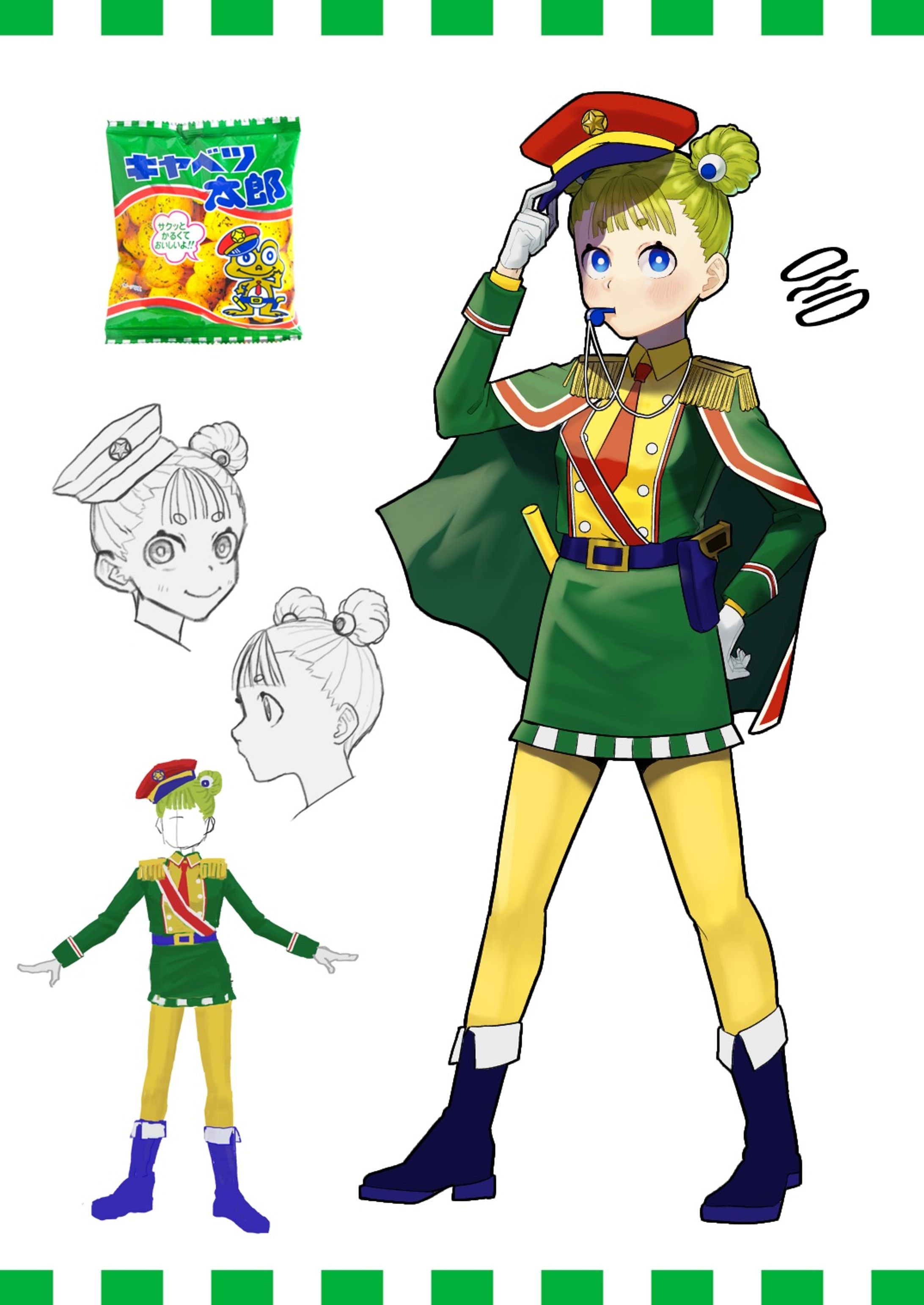 お菓子擬人化　自主制作-1