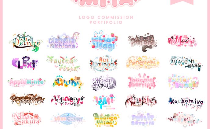 logo、commissions
