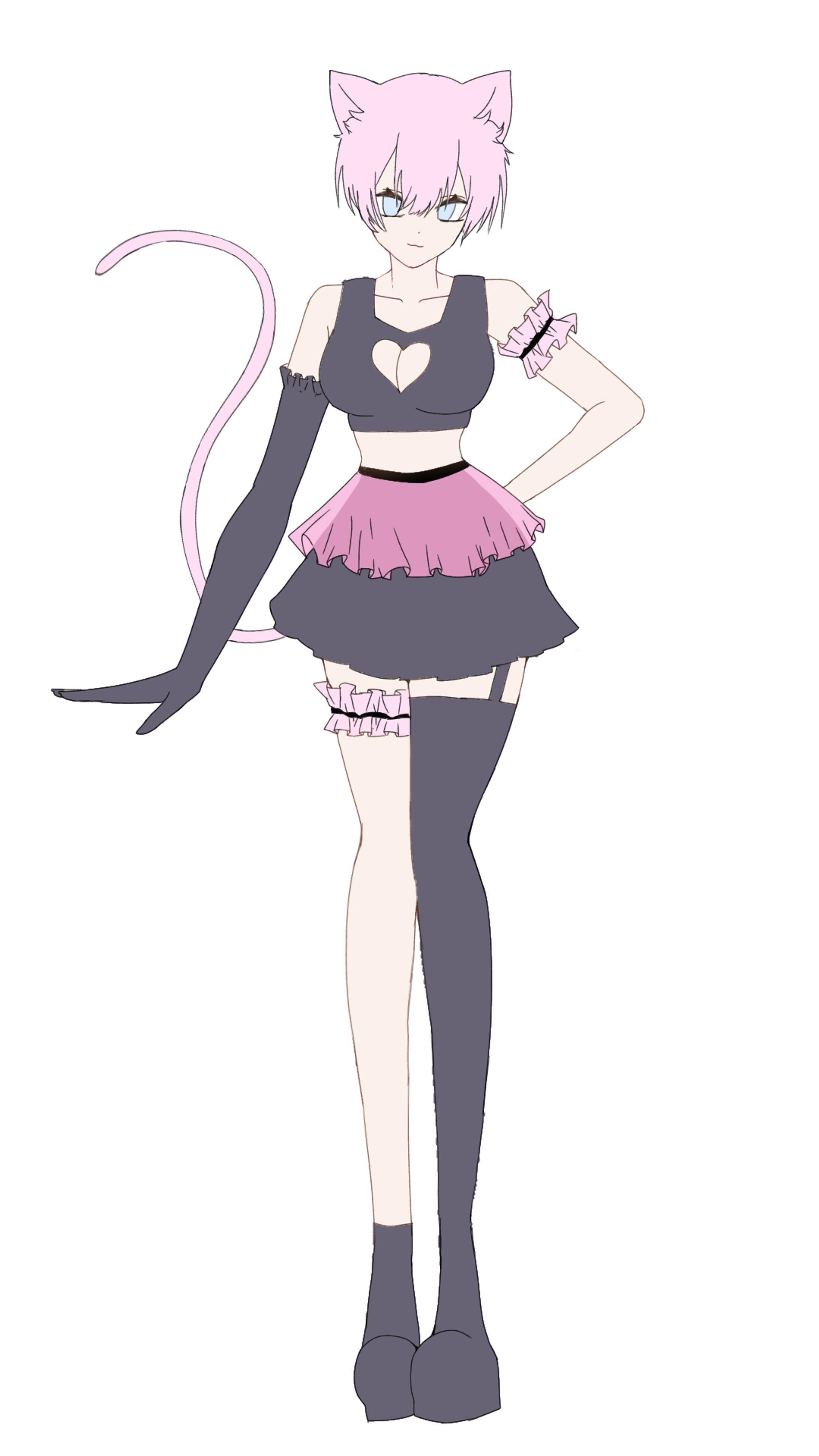 立ち絵カラーラフ🎀🖤-1