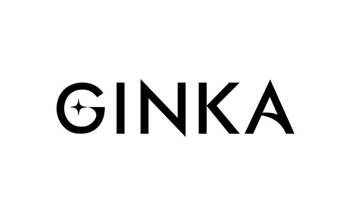 ビジュアルノベルゲーム『GINKA』ロゴデザイン