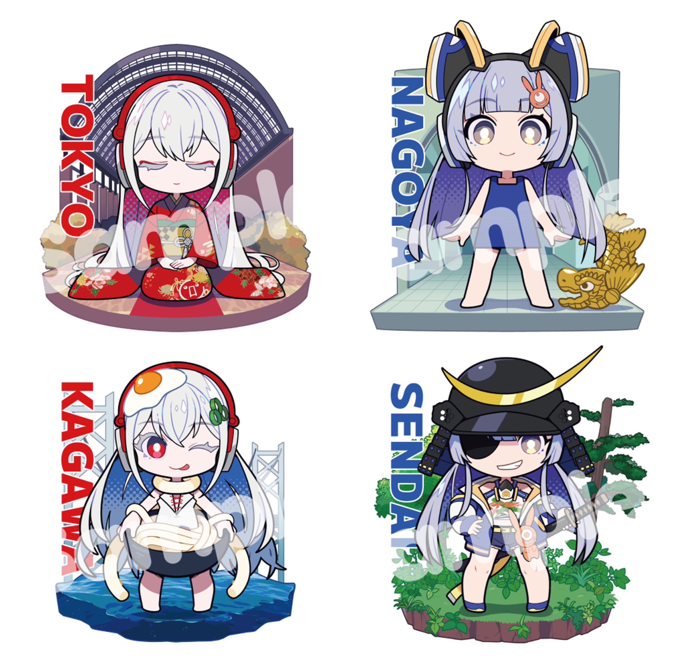 HARDCORE TANO*C - TANO*C TOUR 2025 ご当地アクスタキーホルダー-1