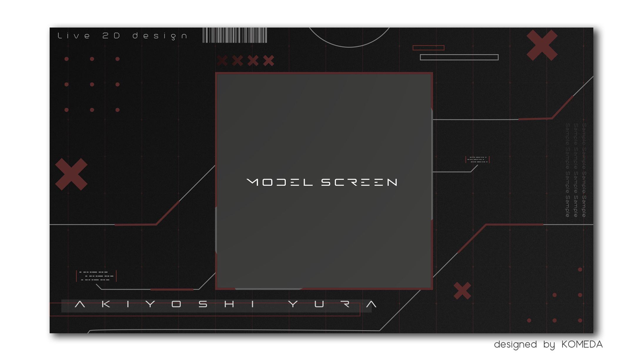 秋吉由良様 モデリングサンプル背景1-1