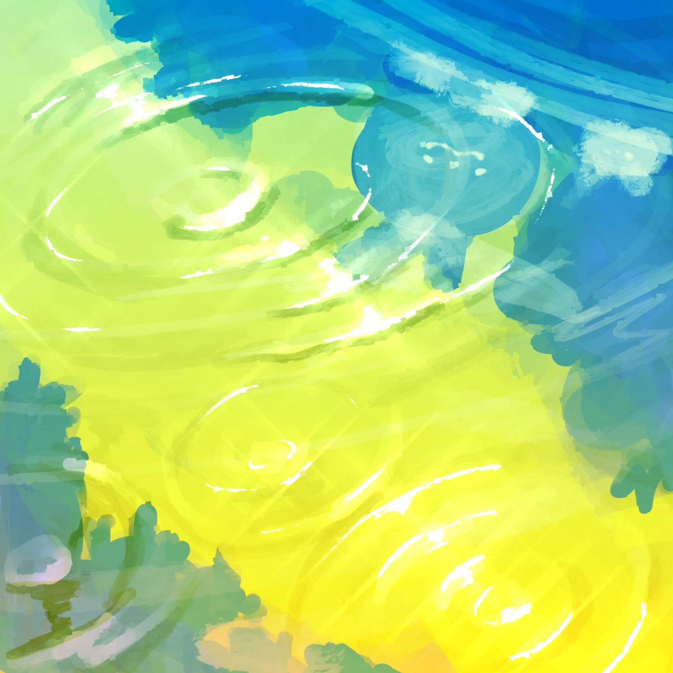 ✨　

#illustration #art #artwork #painting #kawaiiart #digitalillustration #artstagram #dreamy #landscapepainting  #river #green #afternoon #landscape #beautiful #rabbit #sunlight #그림  #アート #イラスト好きと繋がりたい  #イラスト #绘画  #いらすとぐらむ  #風景画  #風景 #풍경  #水面 #金色雀色 #若緑色 #日本色 #伝統色-1