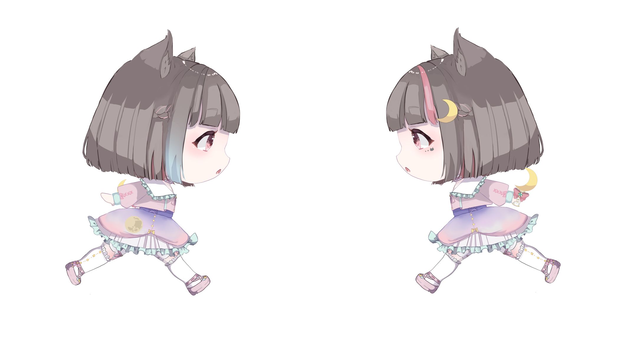 猫谷 ここなちゃん　待機画面イラスト-1