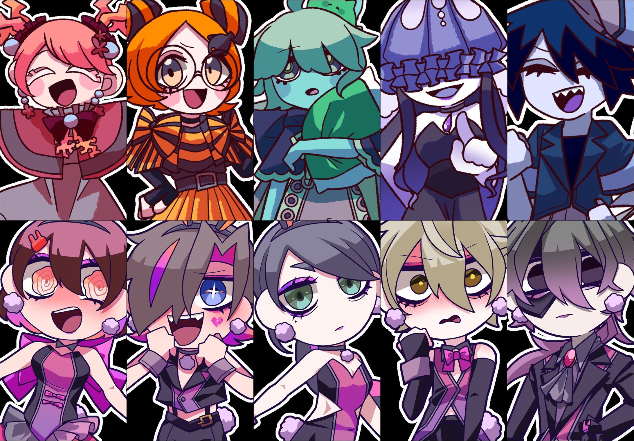 【オリジナル】デフォルメ立ち絵デザイン-1