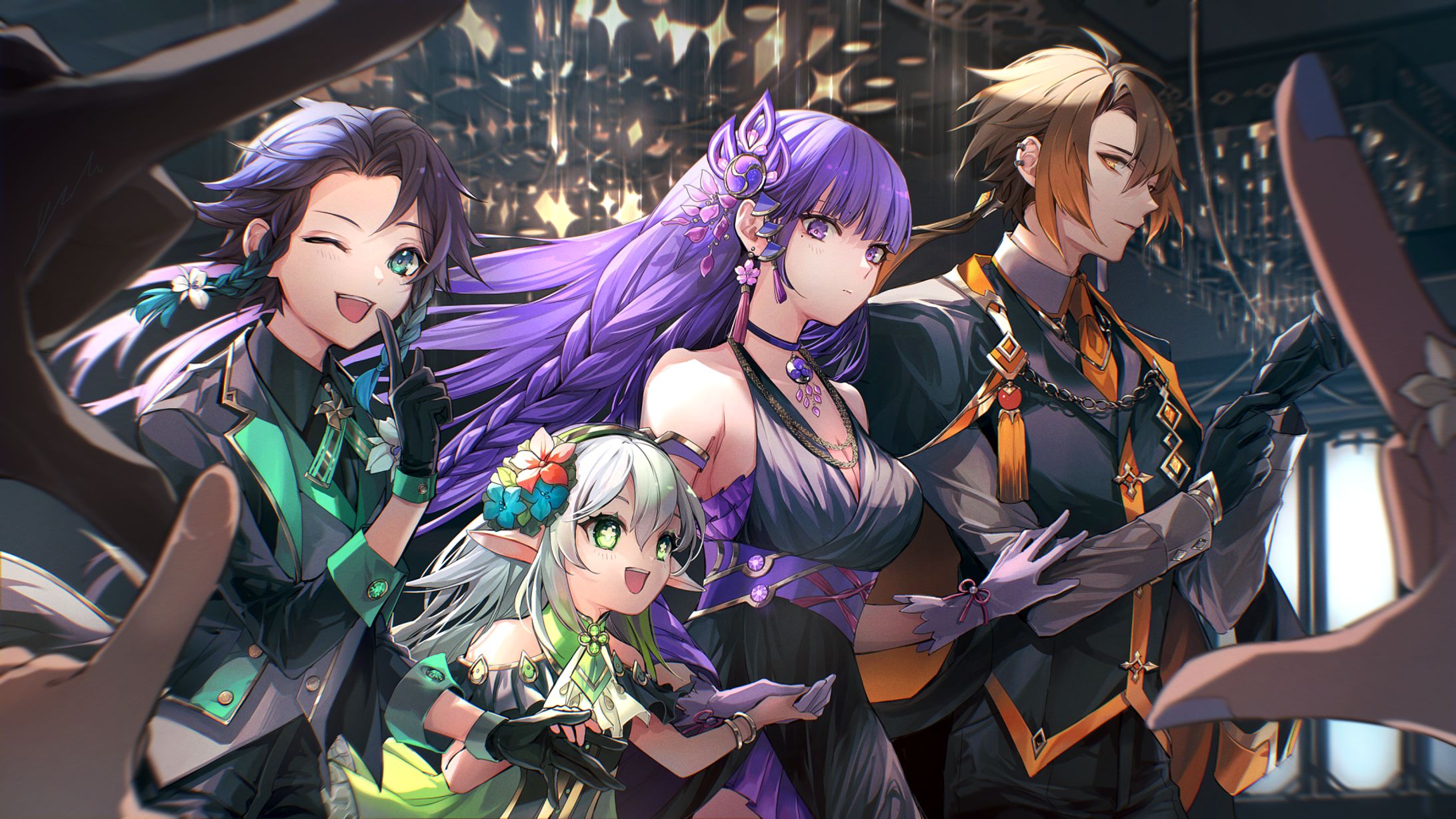 Cerebration!!(pixiv×原神イラストコンテスト受賞作品)-1
