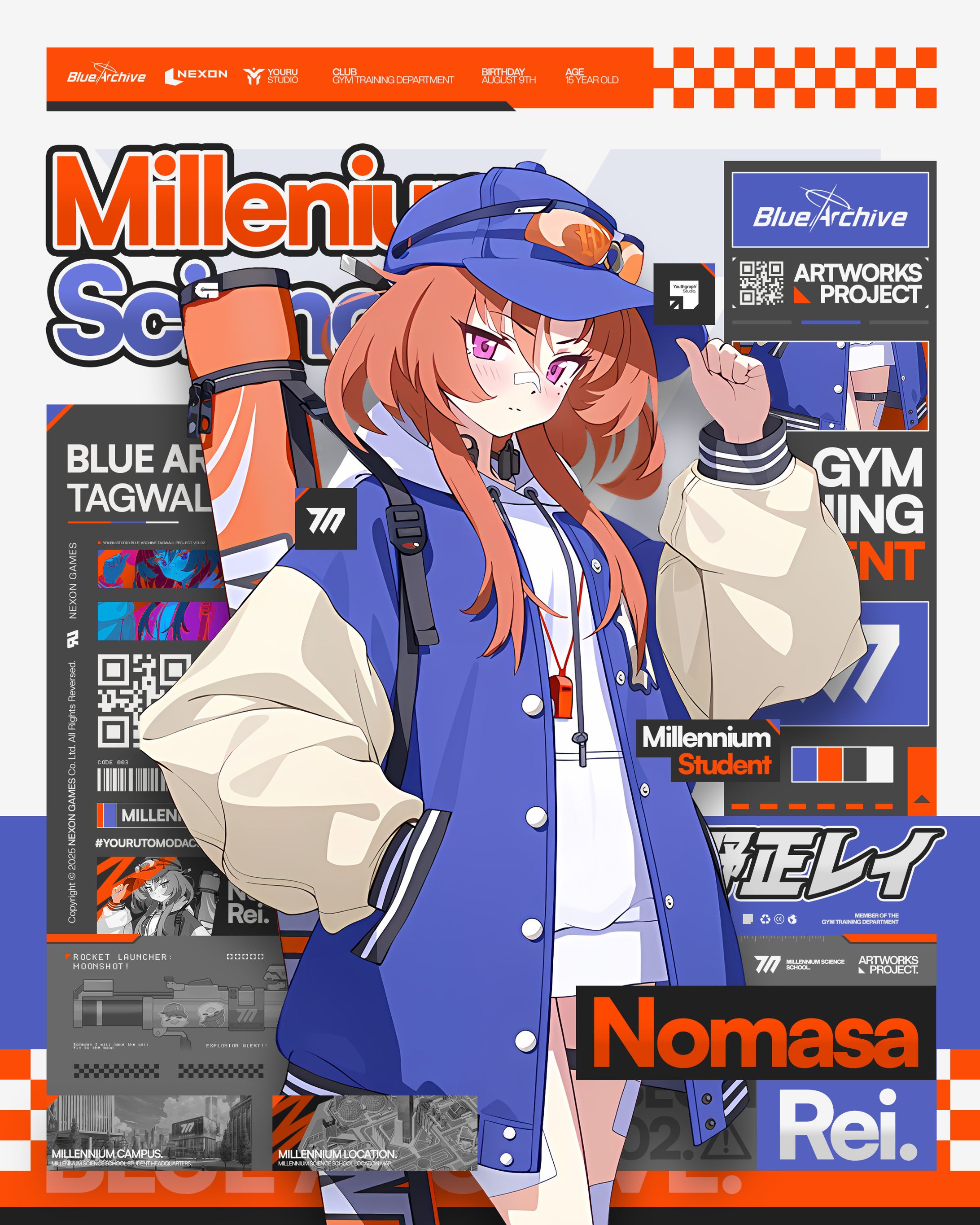 [Poster] Nomasa Rei - Blue Archive-1