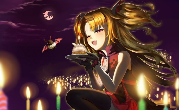 赤月ゆに　2023誕生日イラスト