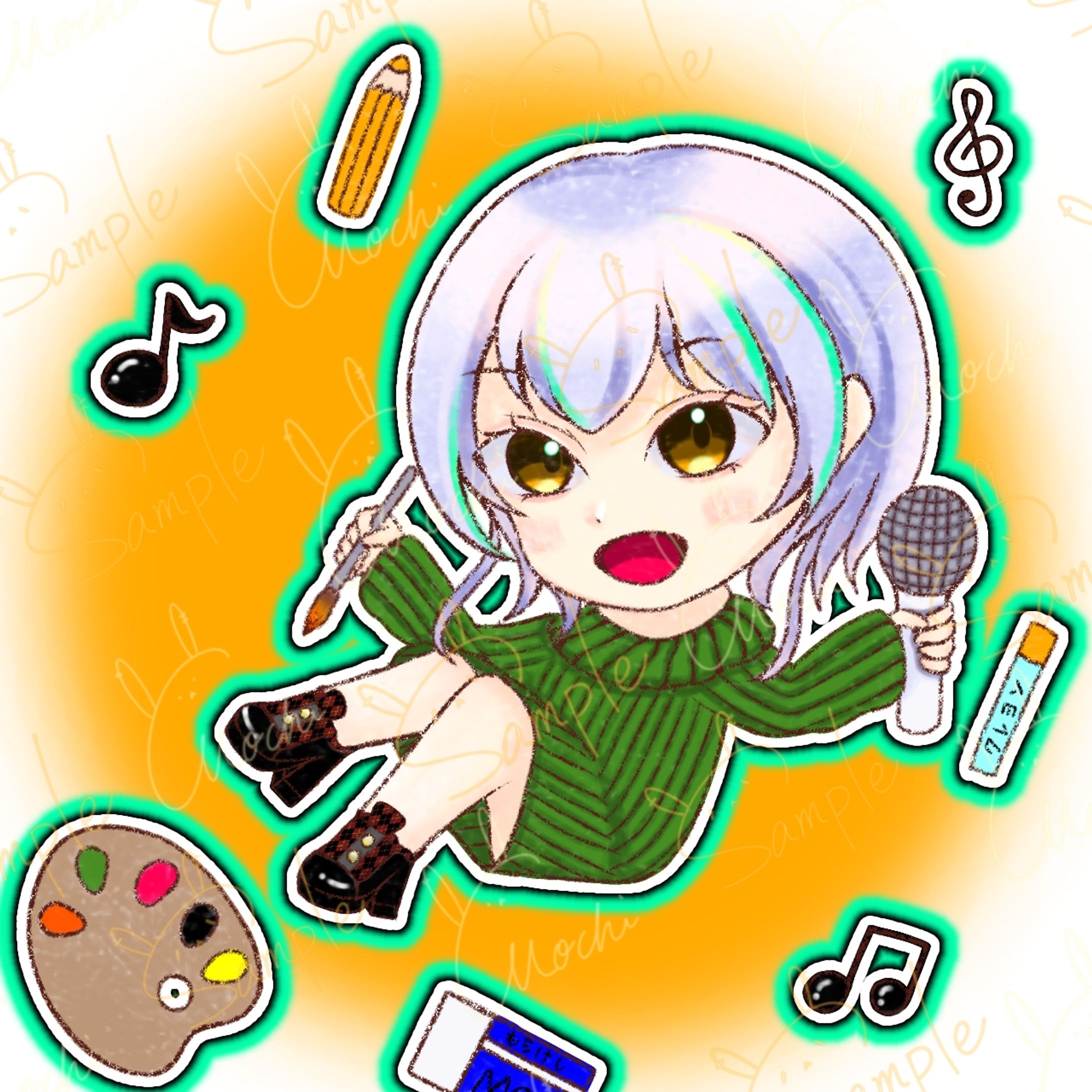 もち🤍🐰アイコン/SD(ミニキャラ)-1