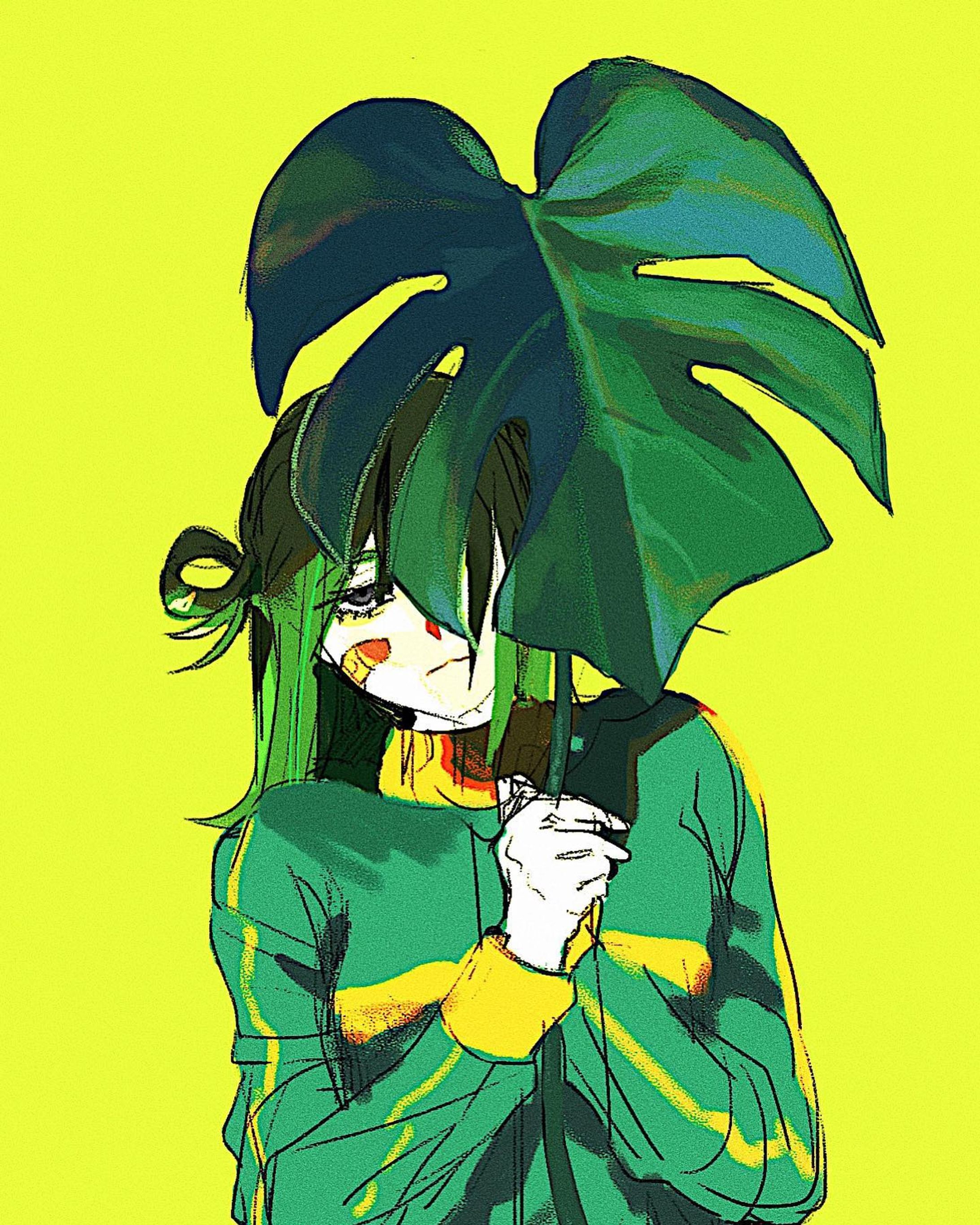 めーちゃラクガキ デカモンステラ-1