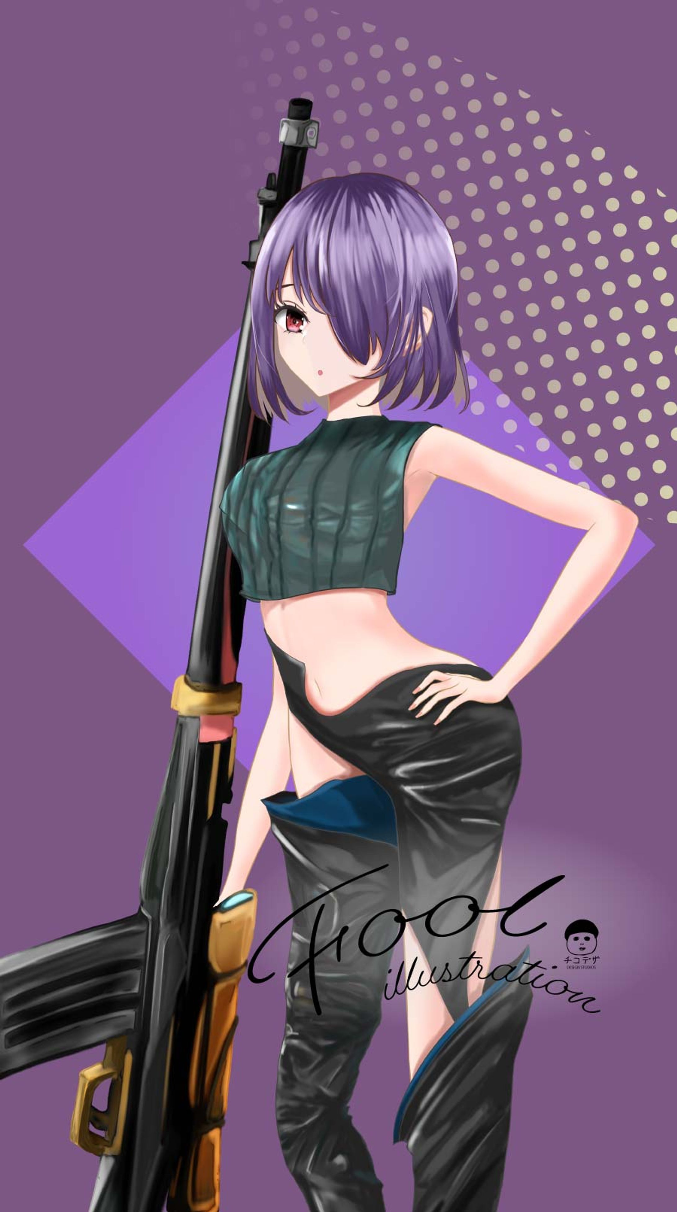 スナイパーの女の子-1