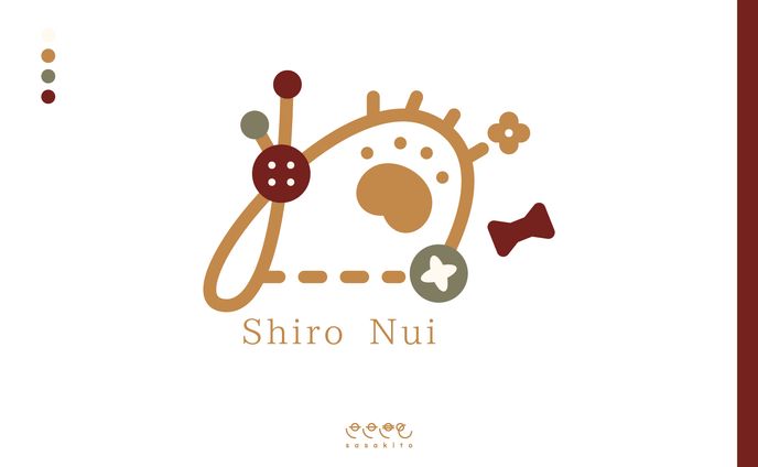 【シンボルマーク】紫狼ぬい様