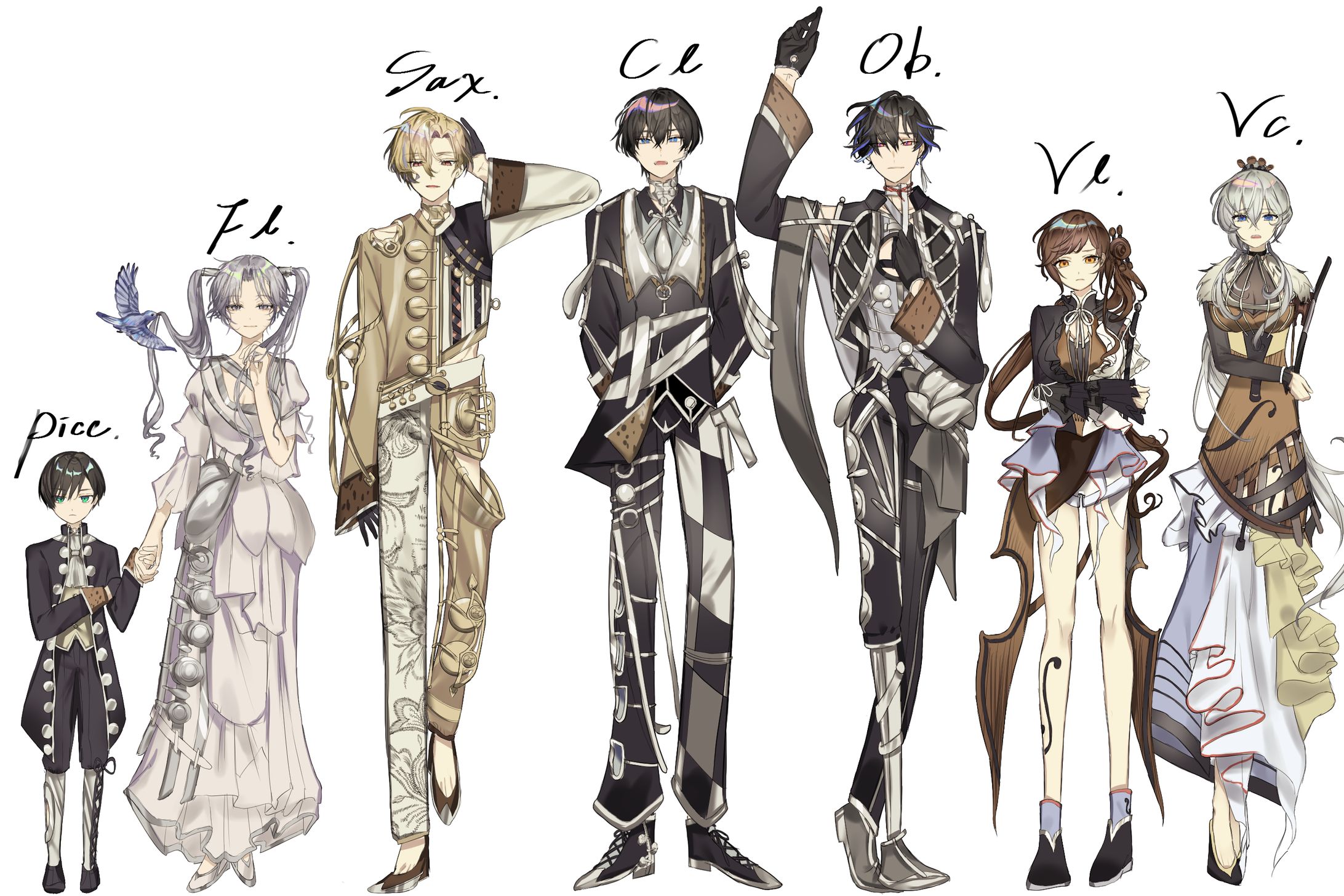 【OC】キャラクターデザイン-1