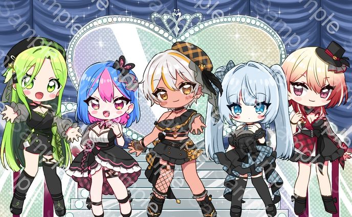 LUVDIAアクリルスタンド(アイドル衣装 ver)