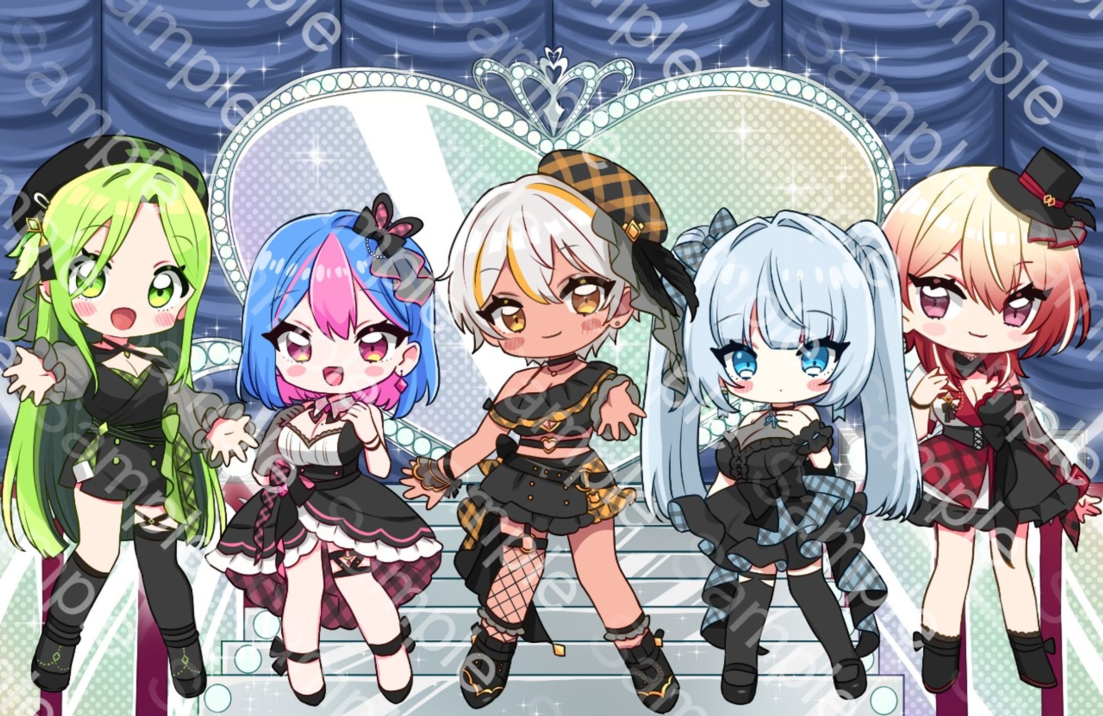 LUVDIAアクリルスタンド(アイドル衣装 ver)-1