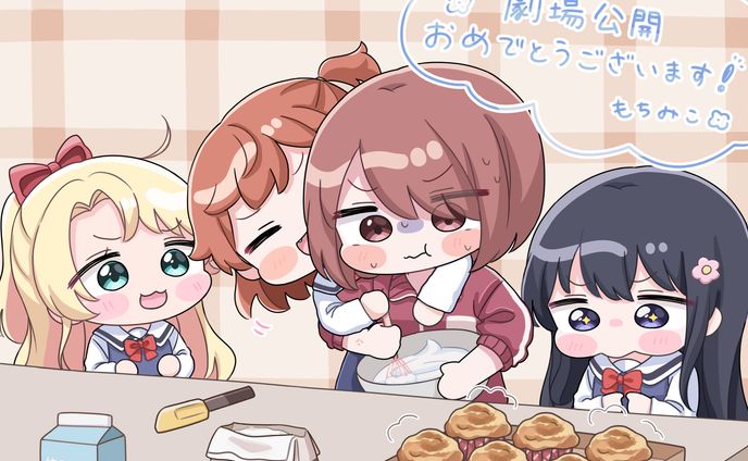 動画編集、デフォルメイラスト