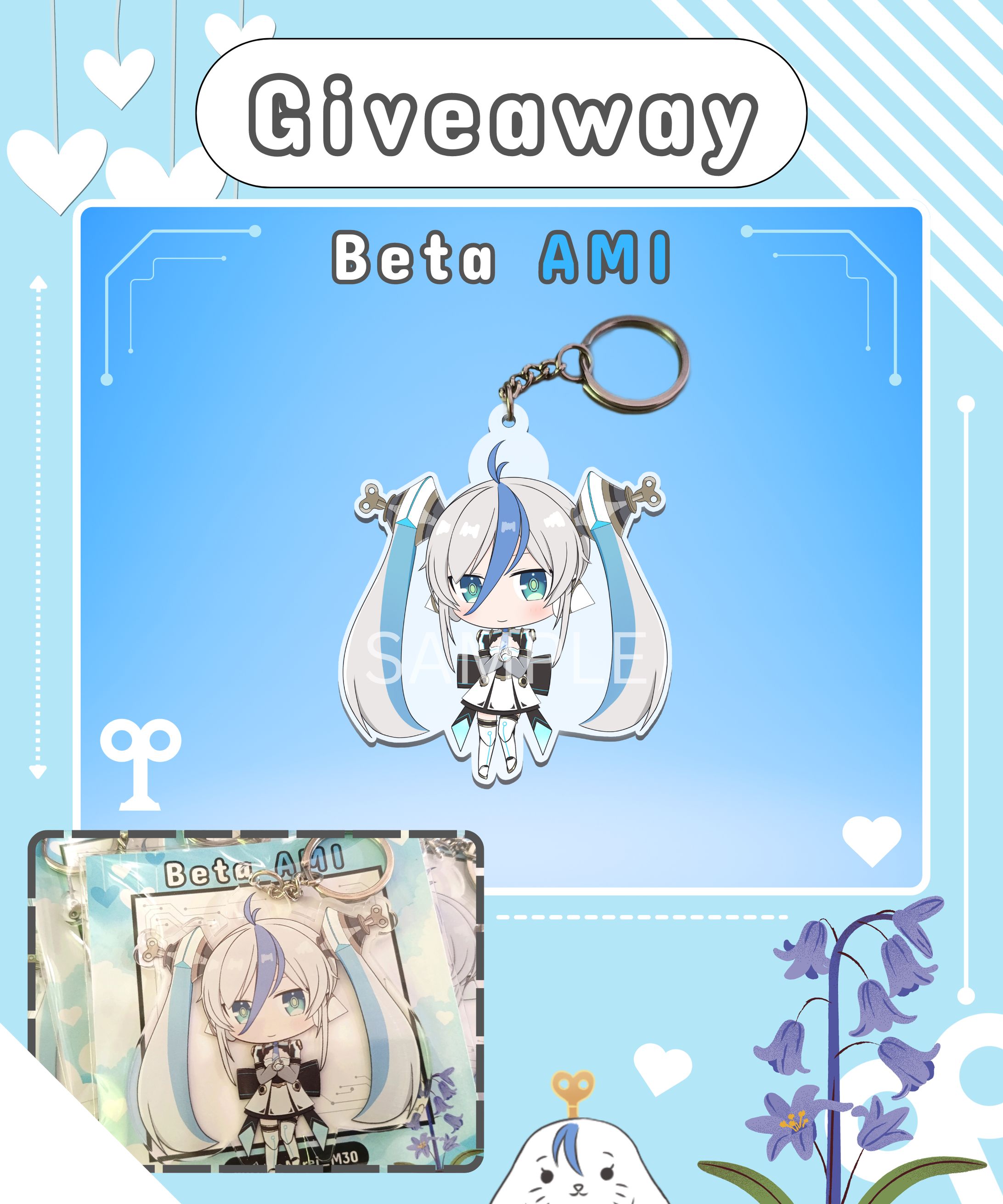Giveaway - Beta AMI Birthday 2024 Keychain-1