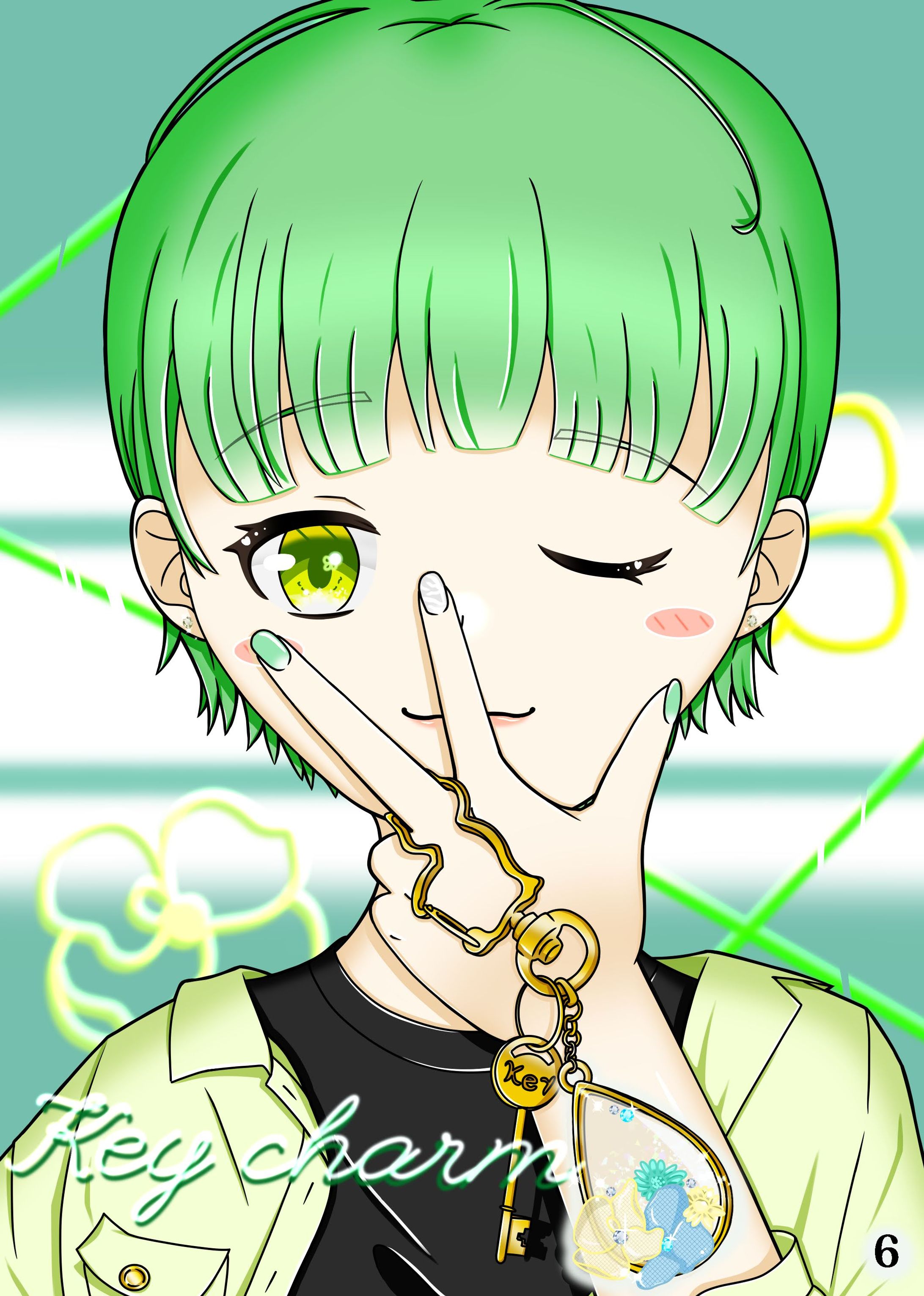 【OC】キーチャームPRモデル-1