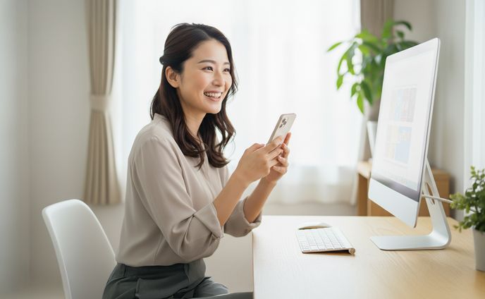 【AI画像生成】女性 #在宅ワーク