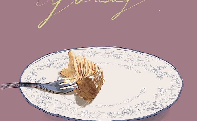 typography、挿絵