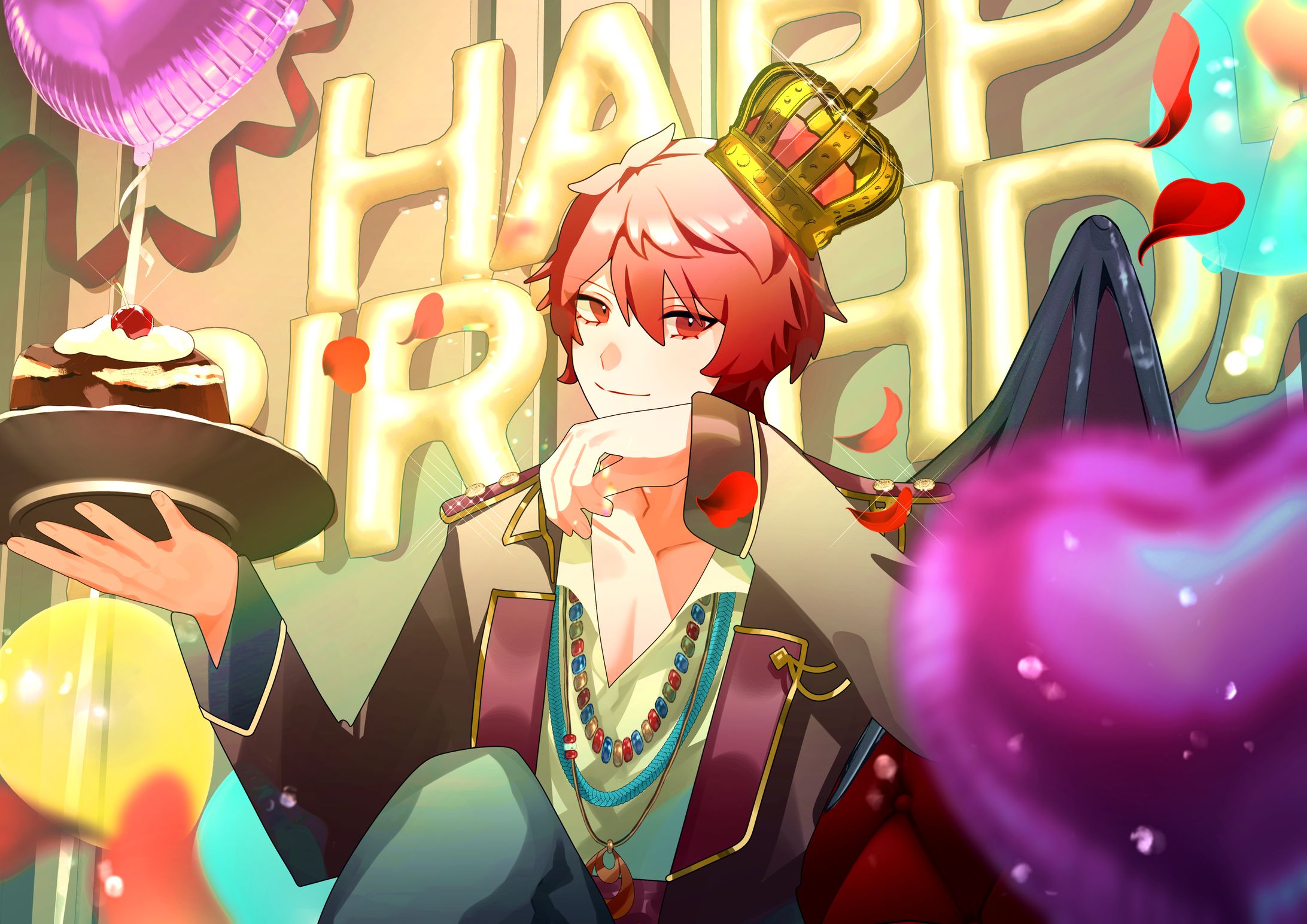 commission_緋悠ルクス様誕生日イラスト-1