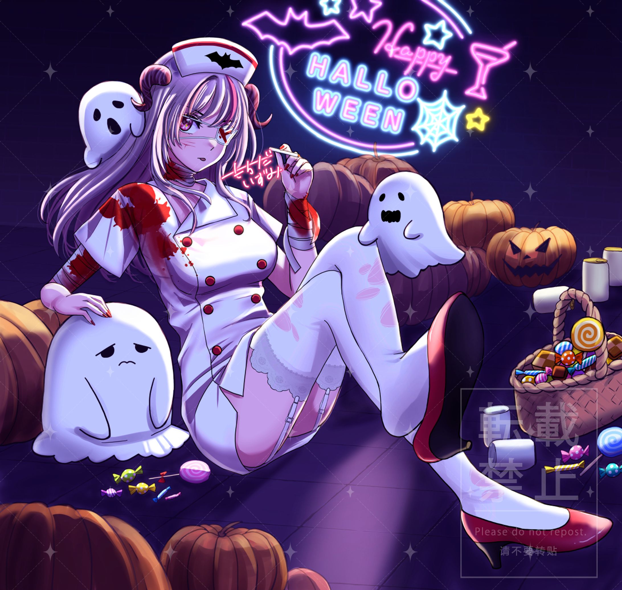 定時なゆハロウィン絵sample-1