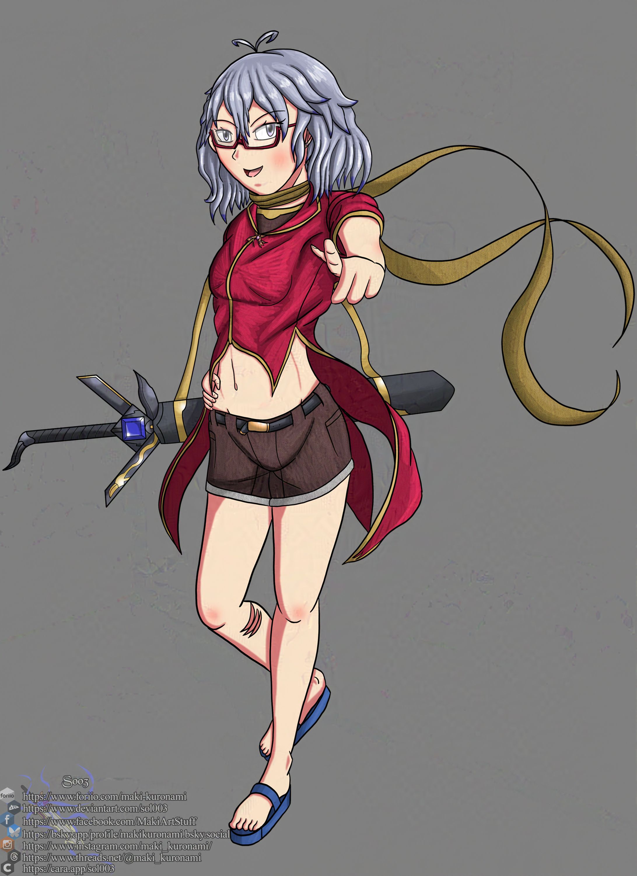 [OC] Maki Kuronami 2024 Rendition-1