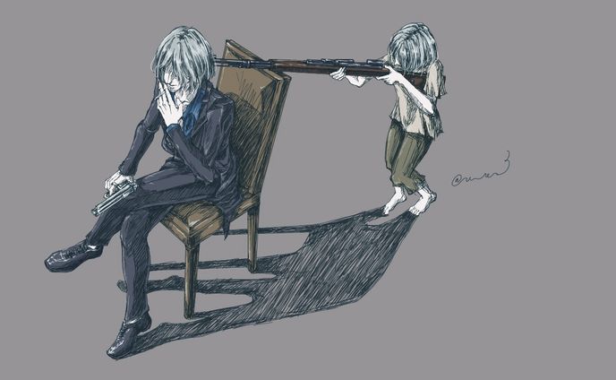 女の子、アナログ